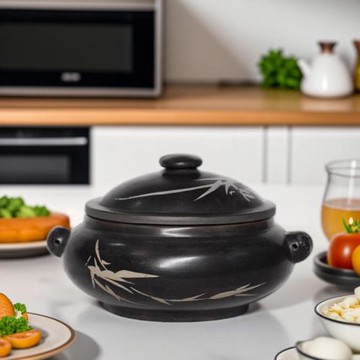 云南建水紫陶小汽鍋雞汽鍋家用迷你氣鍋陶瓷隔水燉盅養生砂鍋新款