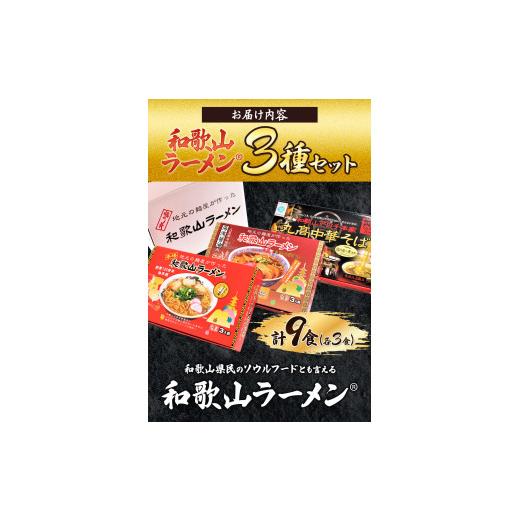 ふるさと納税 和歌山県 紀の川市  和歌山ラーメン 3種セット とんこつしょうゆ 車庫前系?油 中華そば 有限会社柏木製麺所 《90日以内に順次出荷(土日祝除く)》…