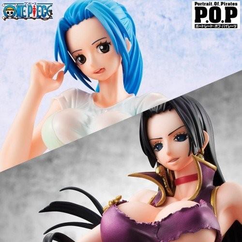 MegaHouse - ワンピース P.O.P LIMITED ネフェルタリ・ビビ&amp;ボア・ハンコック 輸送箱入り】【送料無料】Portrait.Of.Piratesワンピース