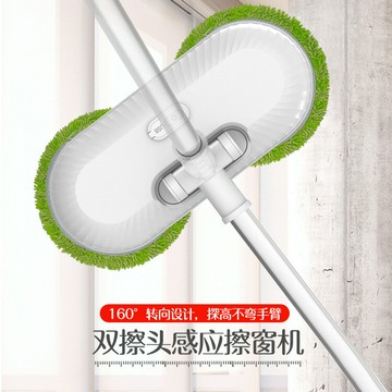 第3代擦玻璃機懶人電動旋轉幹濕兩用清潔拖把電動玻璃清潔神器 幸福驛站