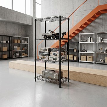 四層輕型波浪架45x120x150cm