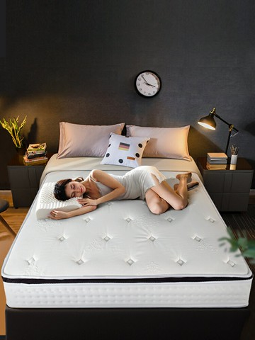 優樂悅~夏邦獨立袋裝彈簧乳膠床墊雙面椰棕家用軟硬適中酒店床臥室席夢思