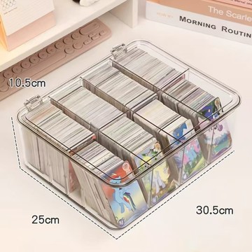 ✨精品 小馬寶莉專用卡片收納盒透明亞剋力奧特曼卡牌吧唧分格卡盒大容量