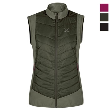 【義大利MONTURA】女 Trace Hybrid 防風彈性保暖背心