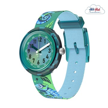 FlikFlak 兒童手錶 CAMO FRIENDS 兒童禮物/安全防水/瑞士製造 FPNP161【官方旗艦店】