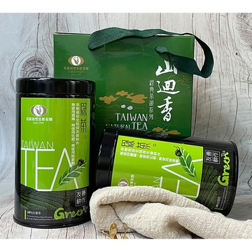 百香友善耕作綠茶150公克/罐 2入禮盒