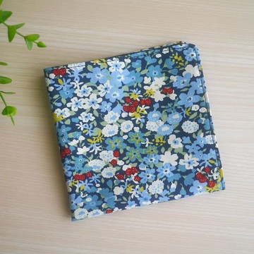 台灣純棉手帕 = 繁花似錦 = 藍
