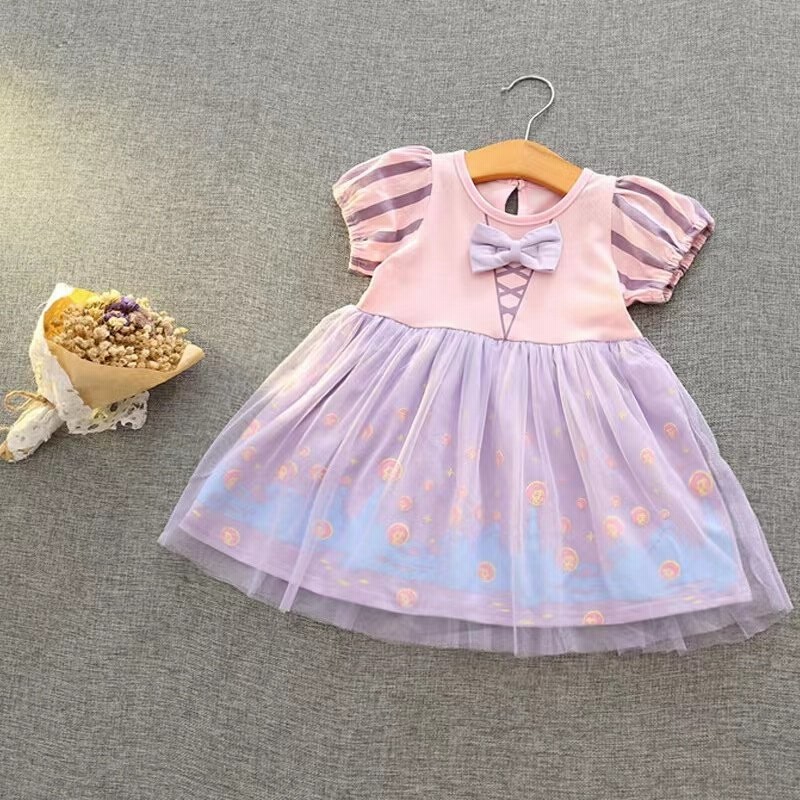 ラプンツェル ワンピース 塔上のラプンツェル キッズ ドレス ディズニーランド 子供服 コスプレ 衣装 女の子 パーティー 誕生日日 通販 Lineポイント最大0 5 Get Lineショッピング