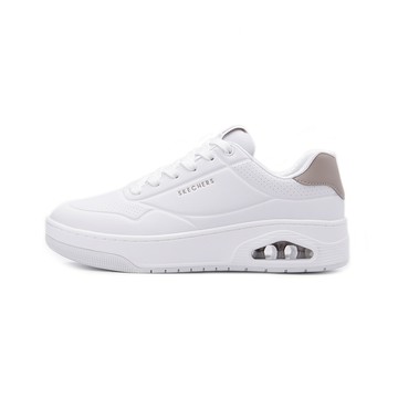 SKECHERS UNO COURT 綁帶運動鞋 白 177705WHT 女鞋