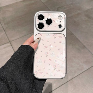 適用蘋果17promax手機殼新款高級感iPhone17粉粉西高地17pro大視窗