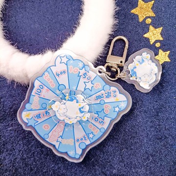 CN007-9綿花果占卜轉盤吊飾Turntable pendant