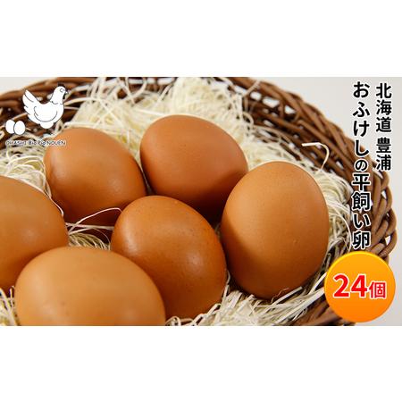 ふるさと納税 北海道 豊浦 おふけしの平飼い卵 24個 北海道豊浦町