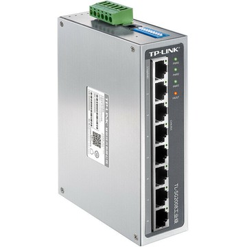 【快速出貨】 免運 網絡交換機 TP-LINK工業交換機導軌式二層WEB云管理TL-SG2008工業級耐高低溫~優樂悅