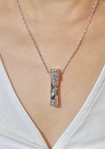 999純銀手作 蝴蝶效應精油擴香瓶