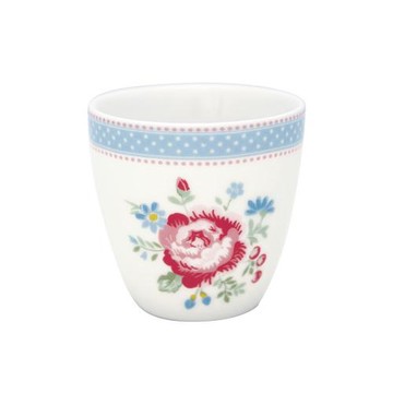 丹麥GreenGate Evie white 迷你拿鐵杯