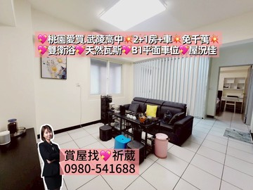 桃園市府.愛買.武陵高中2+1房平面車！免千萬｜桃園市桃園區泰昌二街