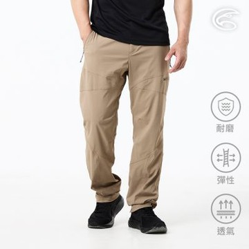 ADISI 男四向彈極耐磨透氣機能健旅褲 AP2611096 沙卡 (M-3XL)｜四面彈性 抗勾紗 登山健行 快乾 休閒褲