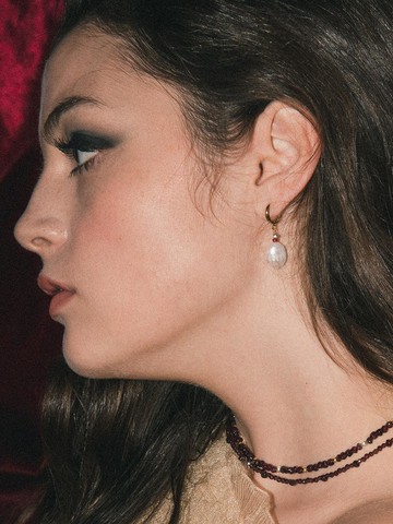 Brass Statement Clip-on Earrings