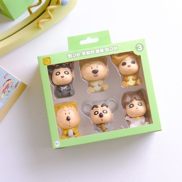 《蠟筆小新》🇰🇷韓國｜秋季動物變裝系列公仔組 全6款
