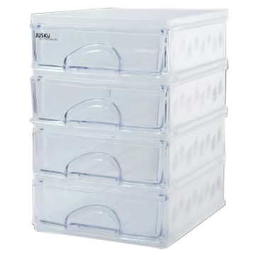 JUSKU 佳斯捷 文青風四層收藏盒  文青風  4層