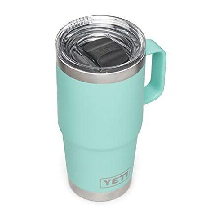 YETI Rambler 20オンス トラベルマグ ステンレススチール 真空断熱 ストロングホールド蓋付き シーフォーム