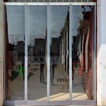 透明門簾 磁吸門簾磁性透明擋風店鋪商用塑料pvc軟門簾家用隔熱空調隔斷簾 隔斷簾 門簾