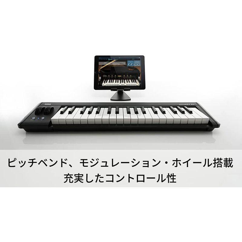 KORG （コルグ） ワイヤレス MIDI キーボード コントローラー Bluetooth DTM プラグイン付属 microKEY2 Ai