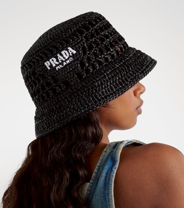 Prada Logo bucket hat