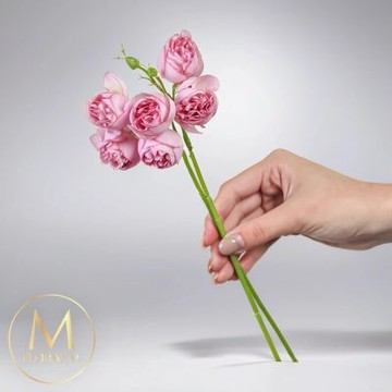 【Floral M】奧斯丁優雅粉牡丹仿真花花材9入組(人造花/仿真花/假花/花藝DIY/裝飾花材)