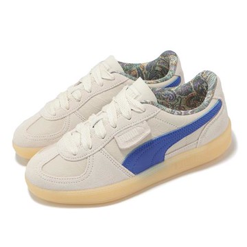 Puma 休閒鞋 Palermo Bomber 男鞋 女鞋 米色 藍 麂皮 復古 40136501