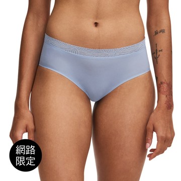 【Chantelle】SoftStretch_蕾絲超彈力四角內褲_F(11G40_01A淺藍色)