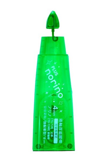 PLUS 普樂士 norino TG-724R 豆豆彩貼替帶(綠色) 豆豆貼 替芯 / 個【APP滿額下單10%點數(單一帳號最高5000點)】1/31止