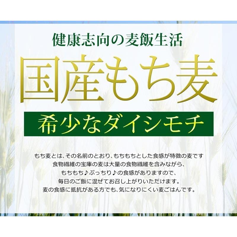 国産 もち麦 500g 送料無料 希少 もちむぎ(キラリモチ) 大麦 βグルカン