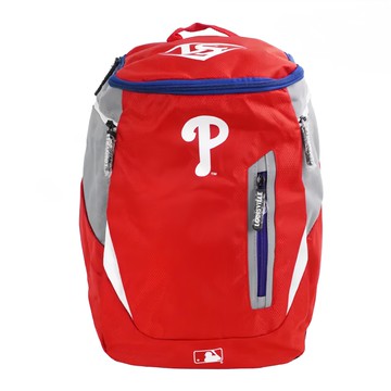 LOUISVILLE Slugger GENUINE 棒壘專用背包 費城人  42 x 28 x 20cm  紅色 + 藍色  1個
