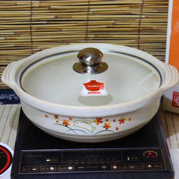 正品景德嘉寶陶瓷砂鍋養生陶瓷煲串串鍋火鍋煲湯鍋電磁爐明火通用