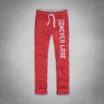 AF a&f Abercrombie & Fitch 長褲  紅色  1566