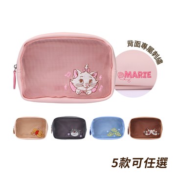 【HOUSUXI】迪士尼系列-皮革刺繡網紗收納包(款式可任選)＜售價已折＞