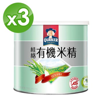 《桂格》敏兒HA有機米精(300gx3罐)