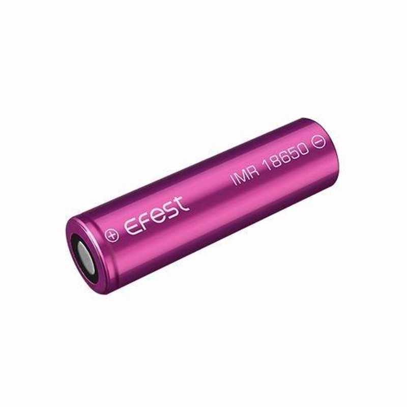 電子タバコ PSE認証 Efest 18650 3000mAh