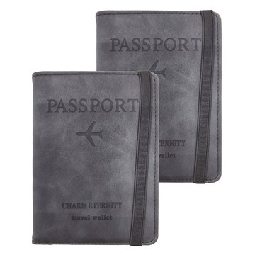 CHARM ETERNITY 防盜護照套 RFID屏蔽 極致安全  均碼  黑色