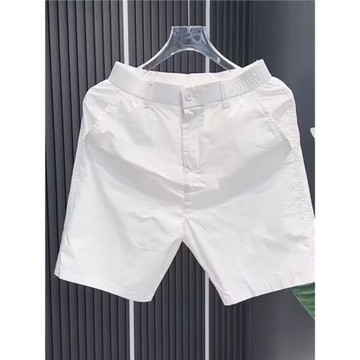 休閑短褲男士夏季薄款2026新款潮牌純白色高端簡約運動四五分褲男