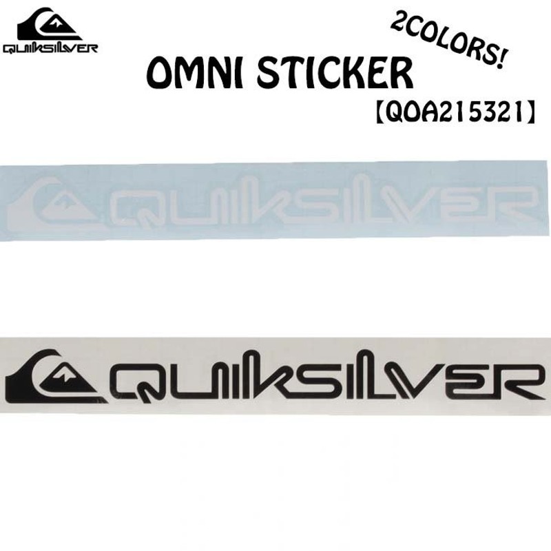 21 QUICKSILVER クイックシルバー ステッカー OMNI STICKER 転写ステッカー シール サーフィン サーフボード おしゃれ 品番  QOA215321 日本正規品 通販 LINEポイント最大0.5%GET | LINEショッピング