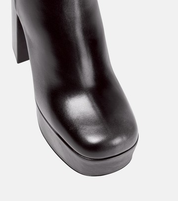 Miu Miu Platform leather ankle boots