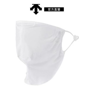 【DESCENTE】GOLF 迪桑特 女士 涼感防曬高爾夫面罩 (白色)