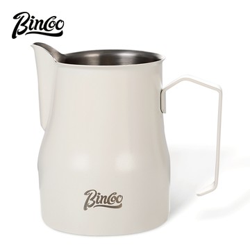 BINCOO 咖啡拉花杯 不銹鋼拉花缸 尖嘴專業打奶泡杯 花式咖啡拉花壺 300ML/450ML