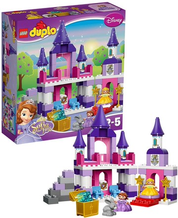 LEGO 樂高 拼插類玩具 Duplo得寶主題拼砌系列 小公主蘇菲亞的皇家城堡 10595