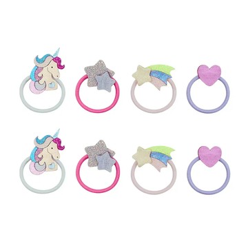 AW26_獨角樂園-閃耀獨角獸迷你髮束8入