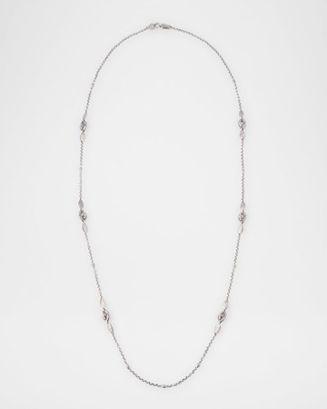 Kyma Amethyst, Quartz and Swiss Topaz Necklace