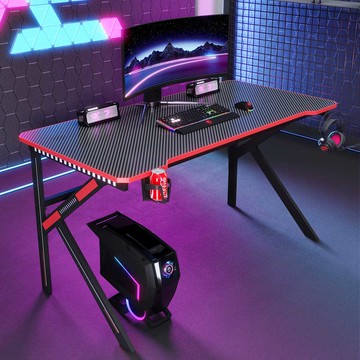 WINNET 電競電腦桌  1200 x 600 x 740mm  黑色