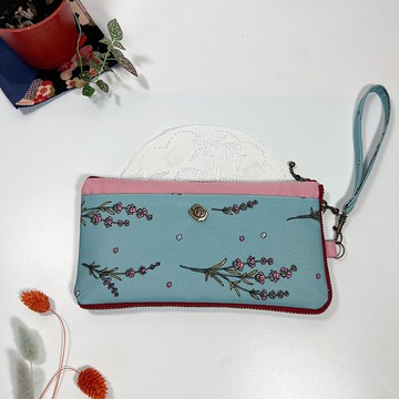 【一束小花】三合一隨身拉錬包/手機包/散步包